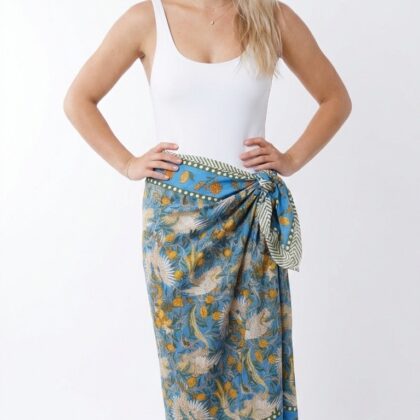 Paréo en coton Goa par Bohosoleil