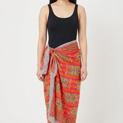 Paréo coton jaipur face par Bohosoleil