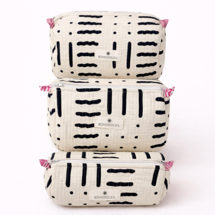 Trousses de toilettes bahia par Bohosoleil