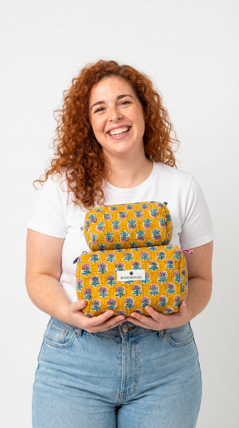 Trousses de maquillage Sri Lanka par Bohosoleil avec mannequin