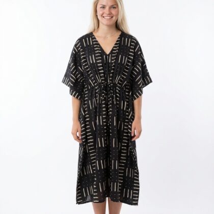 caftan coton bamako face par bohosoleil