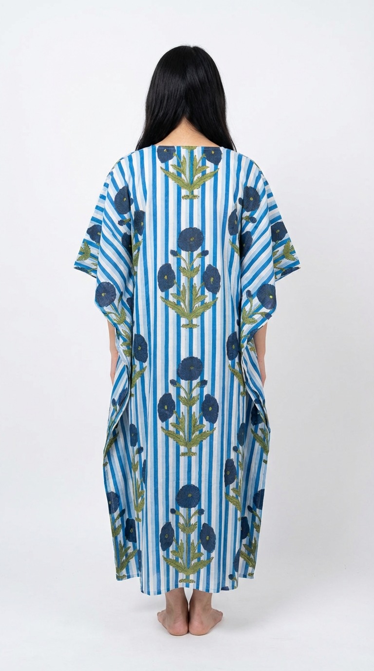 dos caftan coton Paris par bohosoleil