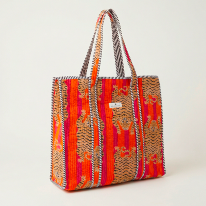 Sac Cabas Jaipur par Bohosoleil tigres rayures moderne