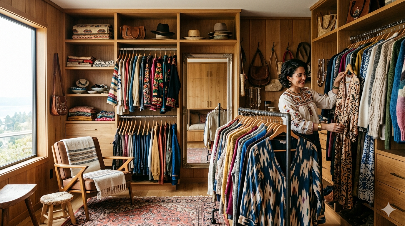 Comment créer un vestiaire bohème chic avec des pièces artisanales