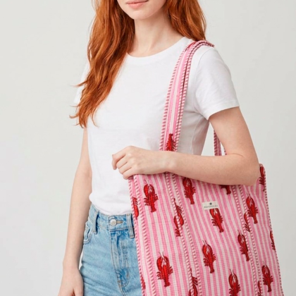 sac coton homard st tropez